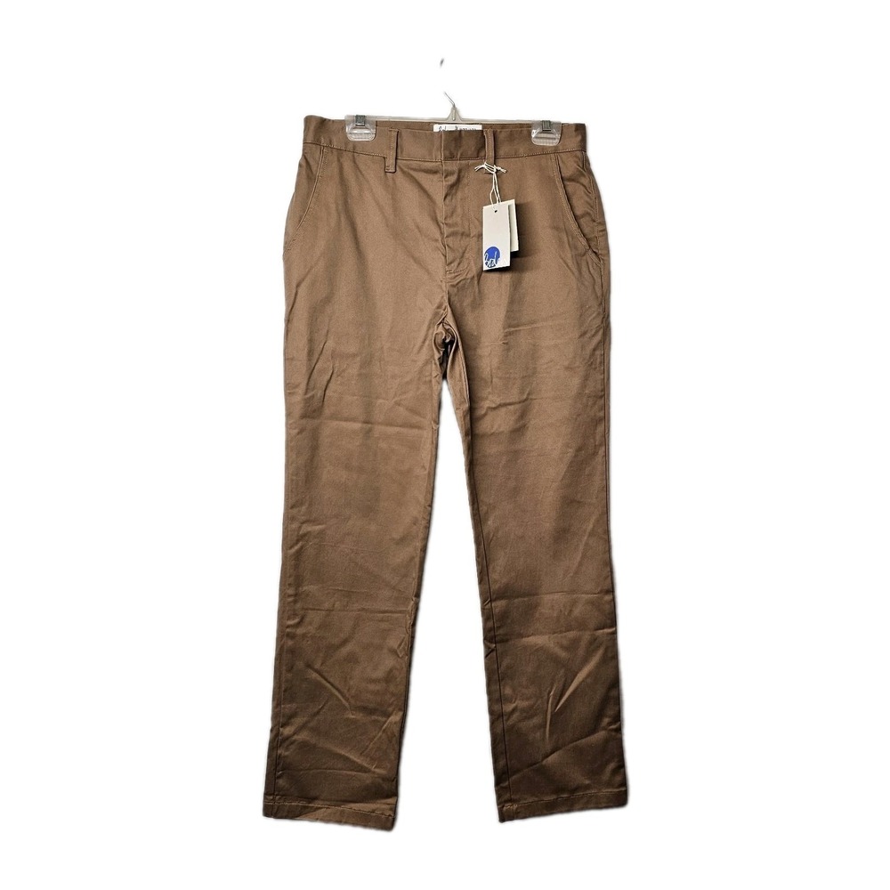NWT Boden Chino Pants Men's Size 32x32 Regular Fit Flat Front Straightleg Brown